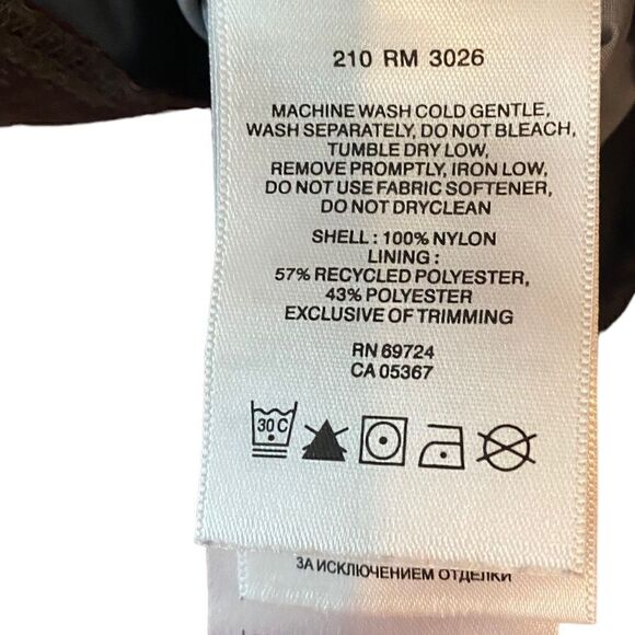 Columbia Sz M Red Black Nylon Outdoor Camping Hoodie Windbreaker Raincoat - Picture 9 of 9